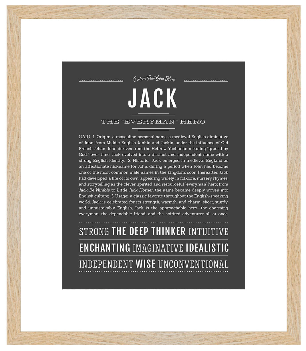 Jack | Name Art Print