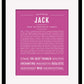 Frame Options | Dark Pink | Maple Frame, Matted