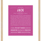 Jack | Name Art Print