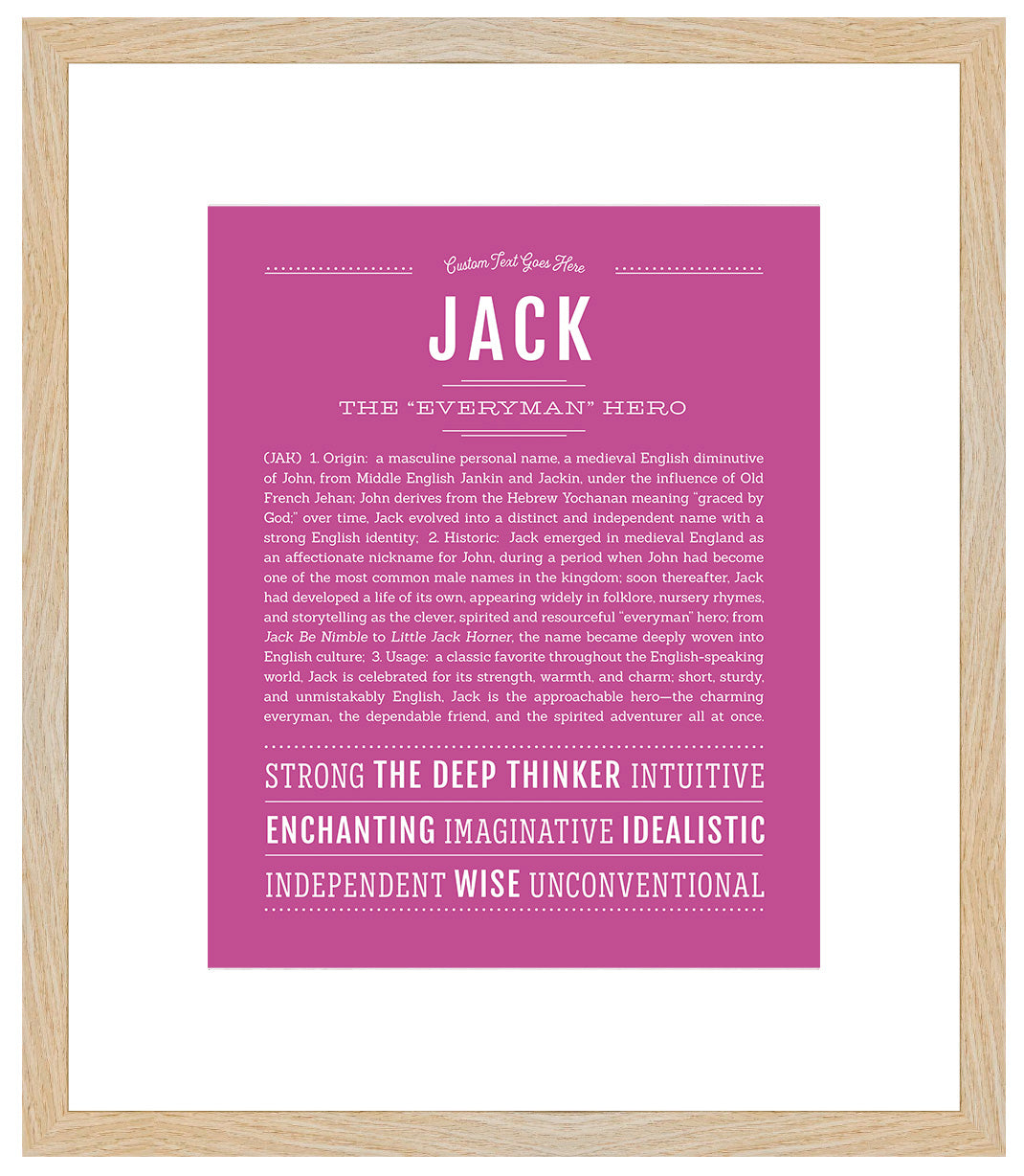 Jack | Name Art Print
