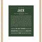 Jack | Name Art Print