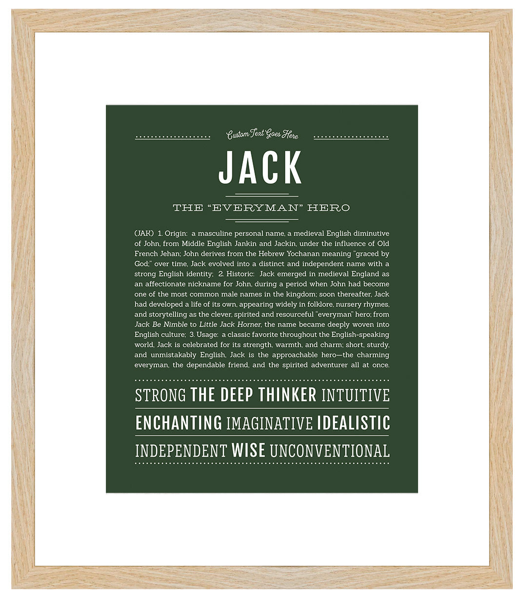 Jack | Name Art Print