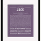 Frame Options | Deep Purple | Maple Frame, Matted