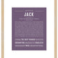 Jack | Name Art Print