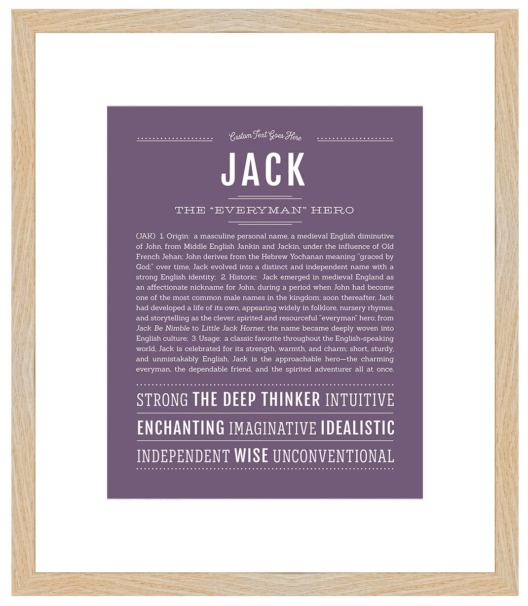 Jack | Name Art Print