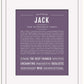 Frame Options | Deep Purple | Black Frame, Matted