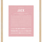 Jack | Name Art Print