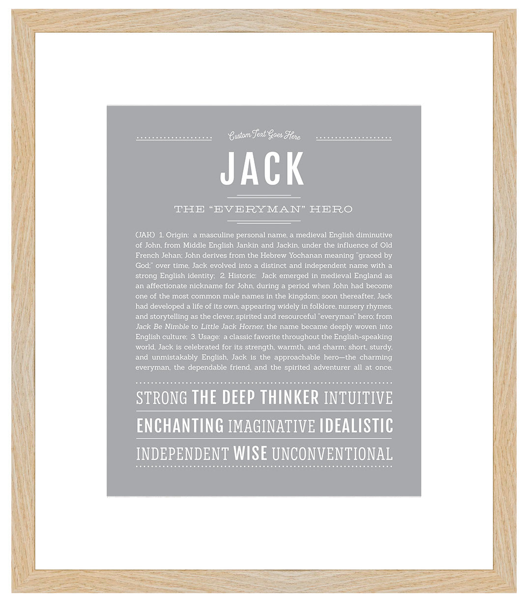 Jack | Name Art Print