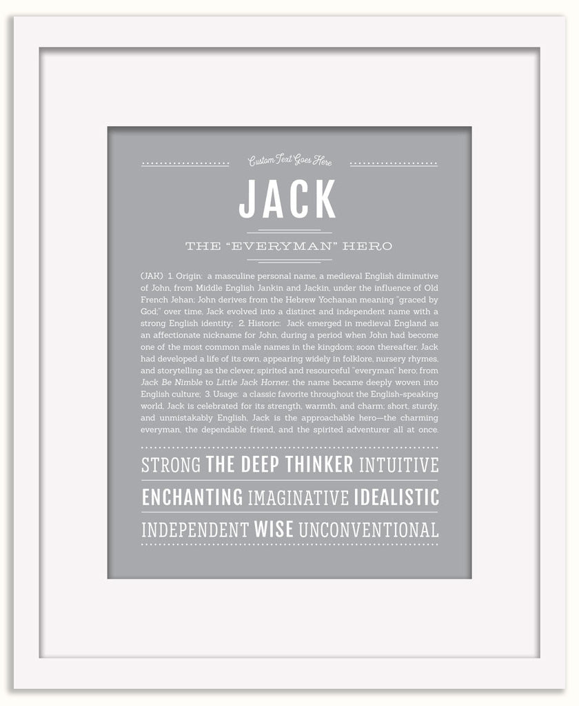Frame Options | Light Gray | Black Frame, Matted