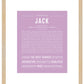 Jack | Name Art Print