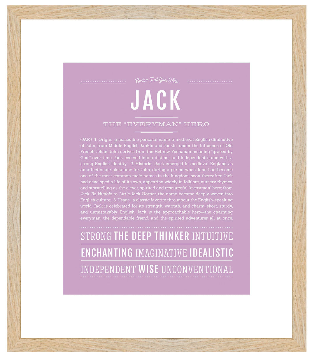 Jack | Name Art Print