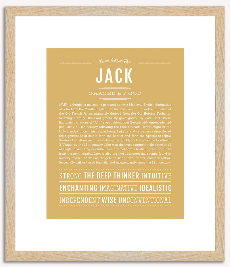 Jack | Name Art Print