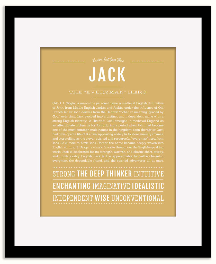 Frame Options | Matte Gold | Maple Frame, Matted