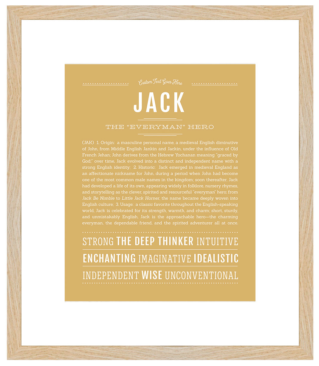 Jack | Name Art Print