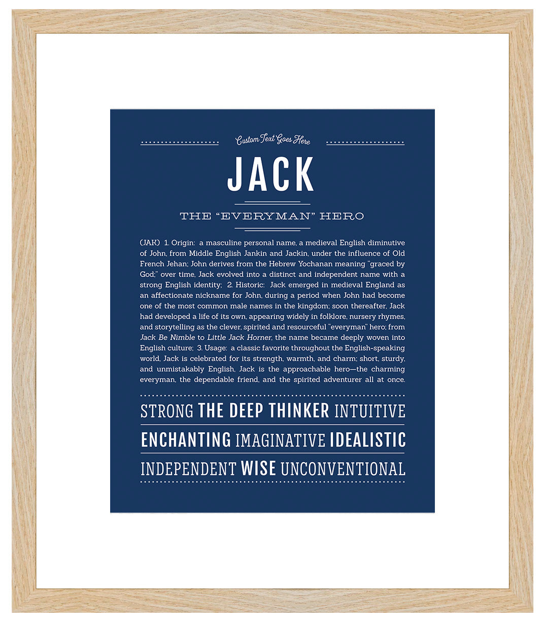 Jack | Name Art Print