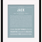 Frame Options | Powder Blue | Maple Frame, Matted