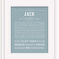 Frame Options | Powder Blue | Black Frame, Matted