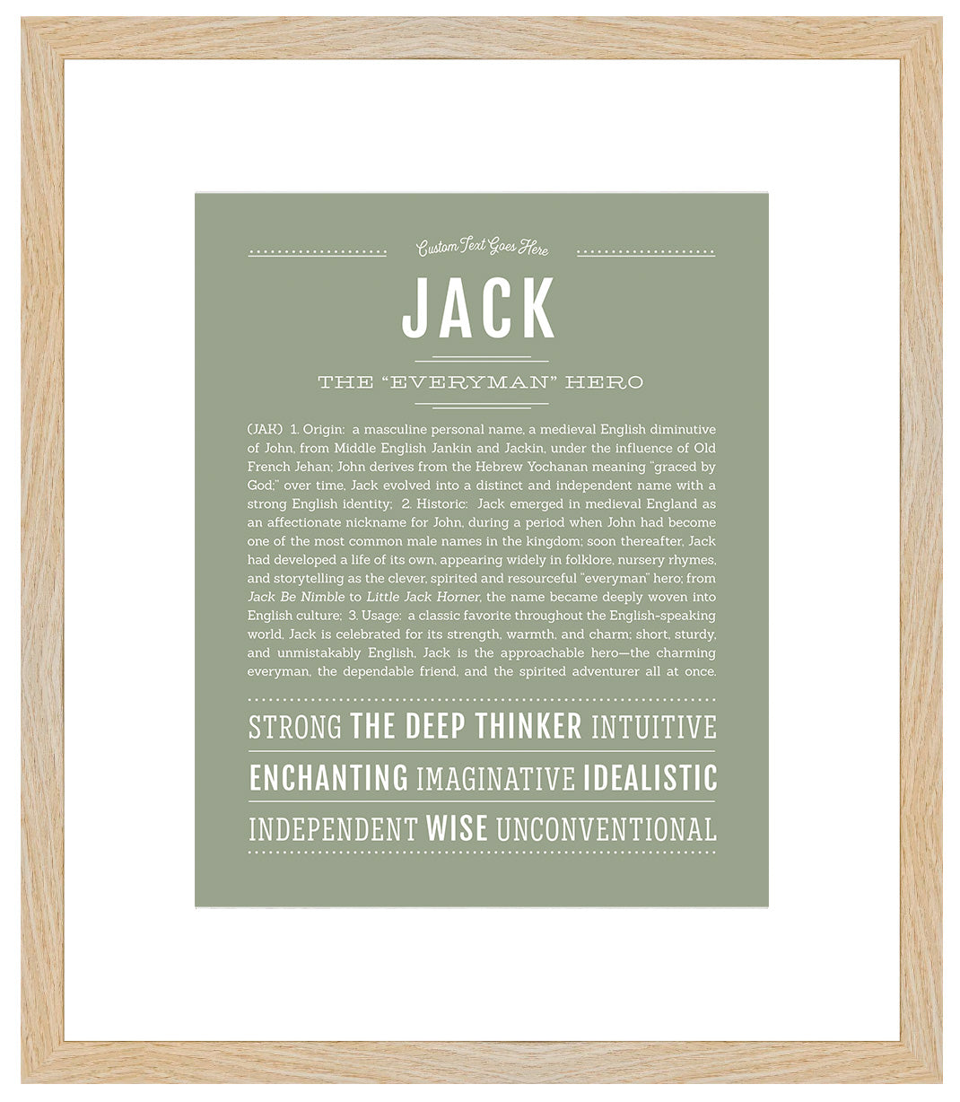 Jack | Name Art Print