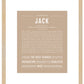 Jack | Name Art Print