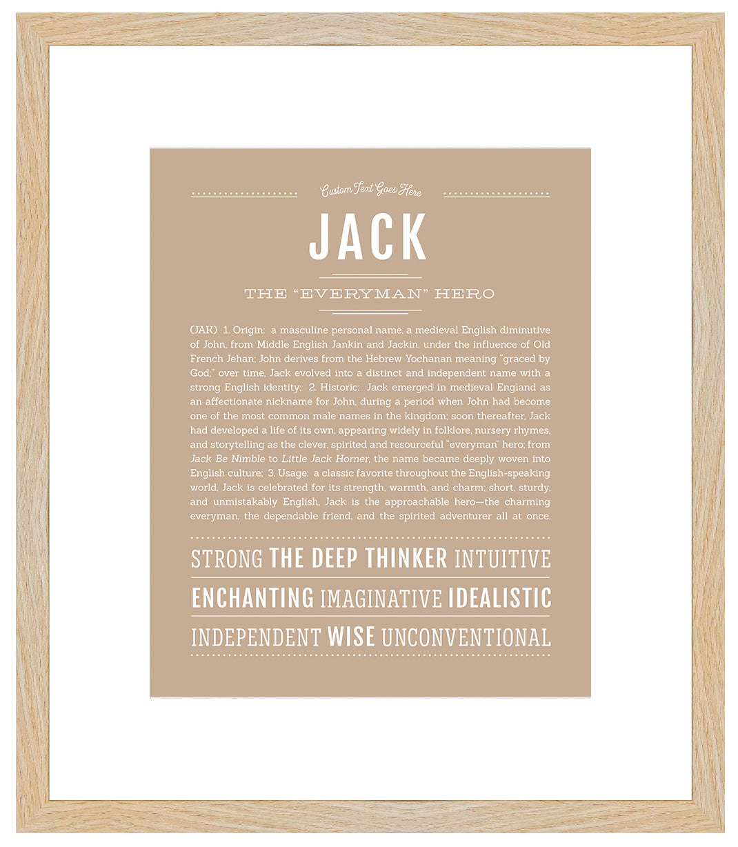 Jack | Name Art Print