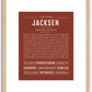 Jacksen | Name Art Print