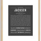 Jacksen | Name Art Print