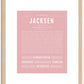 Jacksen | Name Art Print