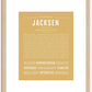 Jacksen | Name Art Print