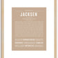 Jacksen | Name Art Print