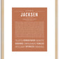 Jacksen | Name Art Print