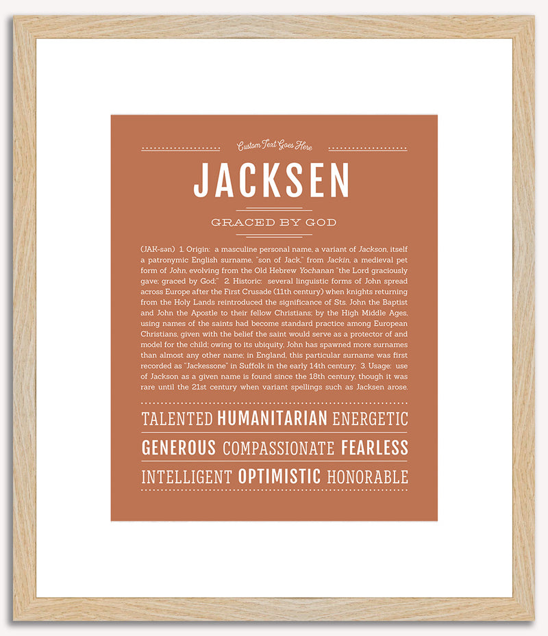 Jacksen | Name Art Print