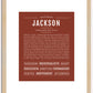 Jackson | Name Art Print