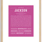 Jackson | Name Art Print