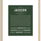 Jackson | Name Art Print