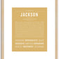 Jackson | Name Art Print