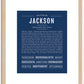 Jackson | Name Art Print