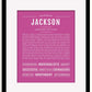 Frame Options | Dark Pink | Black Frame, Matted