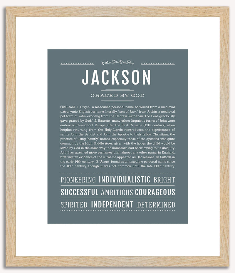 Jackson | Name Art Print