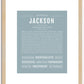 Jackson | Name Art Print