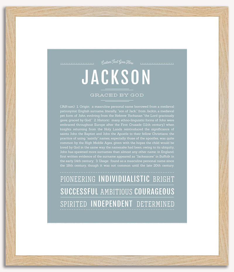 Jackson | Name Art Print