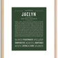 Jaclyn | Name Art Print