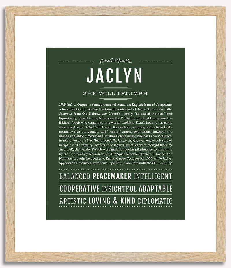 Jaclyn | Name Art Print