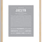 Jaclyn | Name Art Print