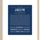 Jaclyn | Name Art Print