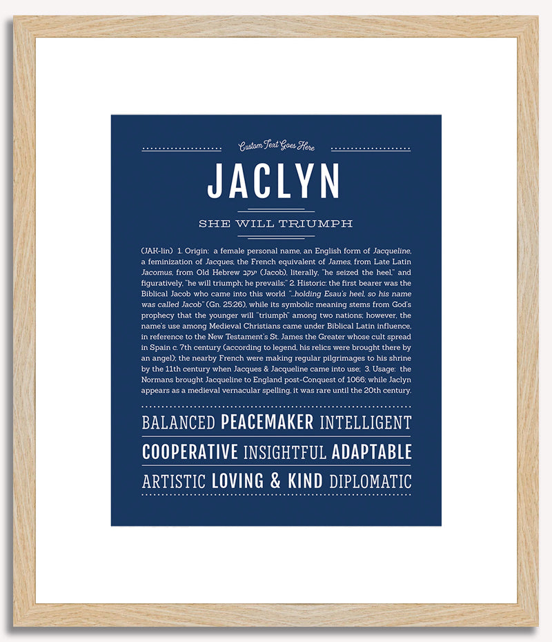 Jaclyn | Name Art Print