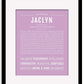 Frame Options | Lilac | Black Frame, Matted