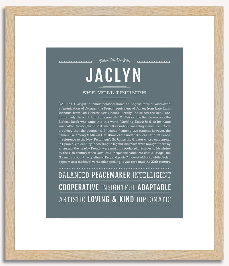 Jaclyn | Name Art Print