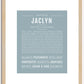 Jaclyn | Name Art Print