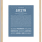 Jaclyn | Name Art Print