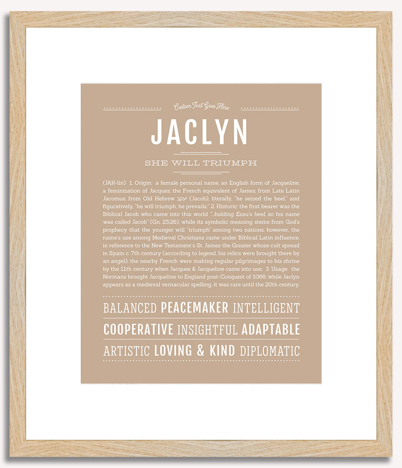 Jaclyn | Name Art Print